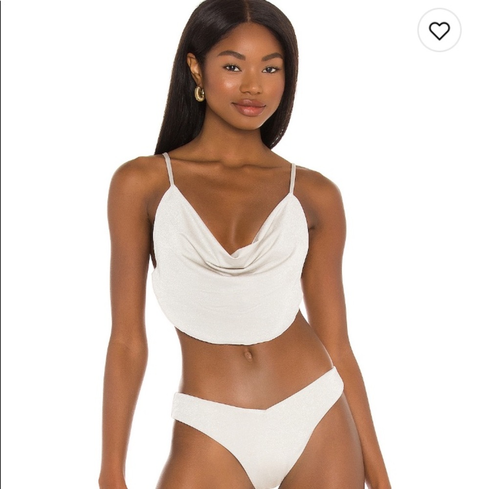 WeWoreWhat nwt cowl neck bikini top